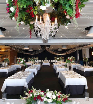 Floral Chandelier Hire Encore St Kilda